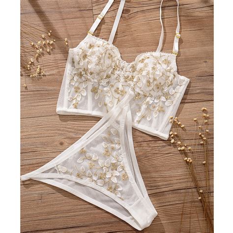 White Bridal Lingerie Set Bridal Boudoir Lingerie Lace Etsy UK