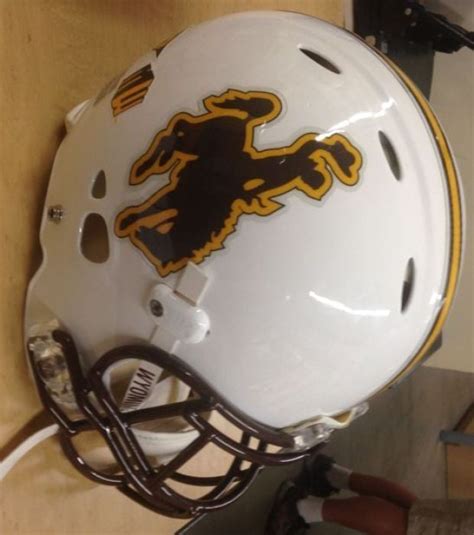 Photos Wyoming Football Helmets Through History Wyoming