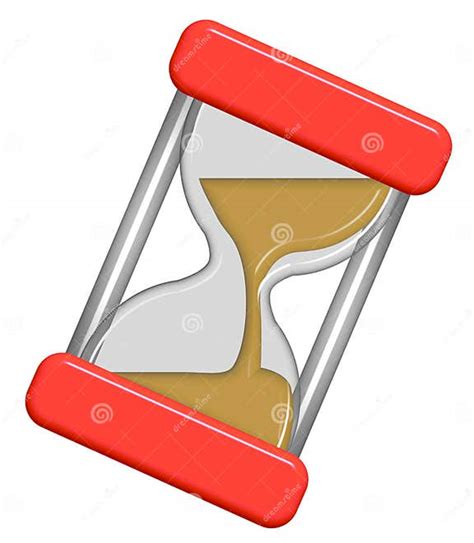 Illustrated Hourglass Stock Illustration Illustration Of Measurement 5621497