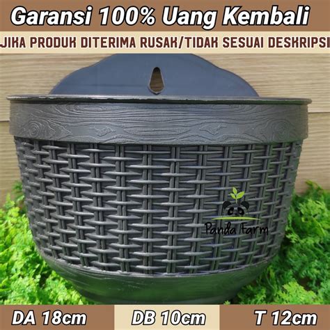 Jual Pot Dinding Tempel Anyam Nara Cjp Shopee Indonesia