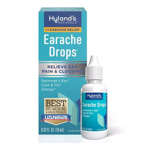 Hylands Naturals Relieve Ear Pain And Clogging Ear Ache Drops 033