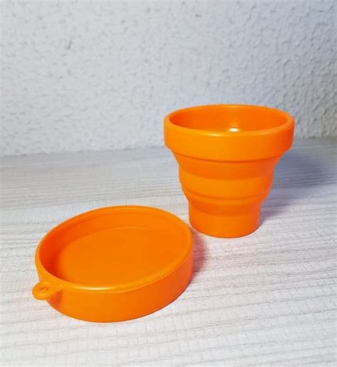 Copo De Silicone Retr Til Tampa Ml Laranja No Elo Gamou