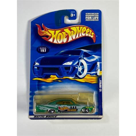 Hot Wheels 65 Impala Hot Wheels Blue Card Shopee Malaysia