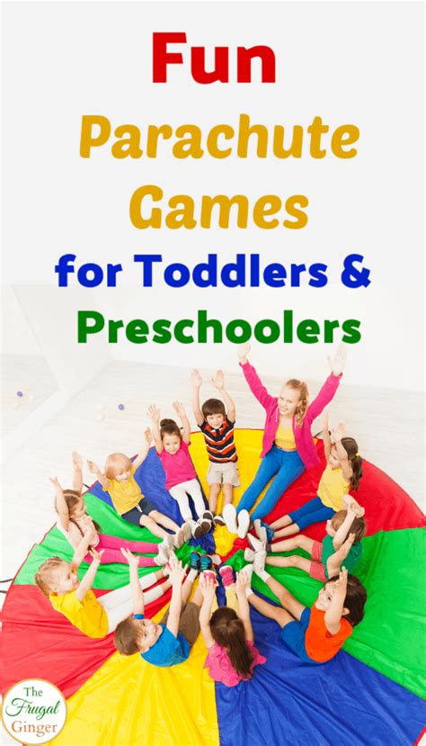 Parachute Games for Toddlers : Easy Activities for Early Years