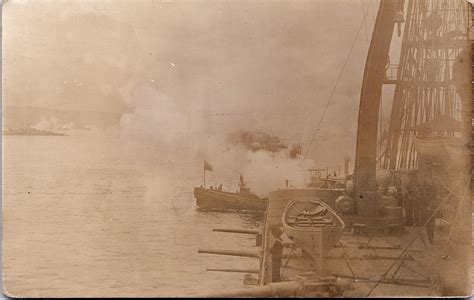 Lot Real Photo Rare Vintage Postcard Navy Ships Wwi