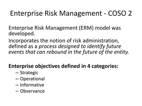 Coso And Internal Audit