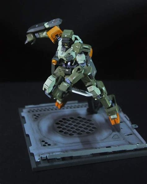 Hg IO Frame Shiden Custom By GBx08 Gundam Model Custom Gundam