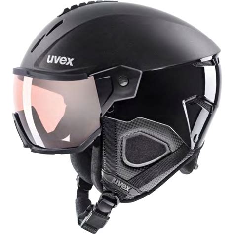 Kask Narciarski Uvex Instinct Visor Pro V Vario Black L Cm