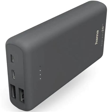 Hama Supreme 20HD Power Pack 20000mAh Tip C 1 X USB C I 2 X USB A