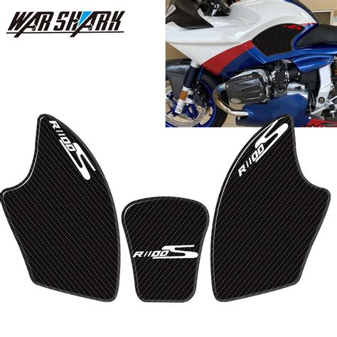 Motorcycle Tank Pad Sticker Fit For Bmw R S Carbon Fiber Texture Gas