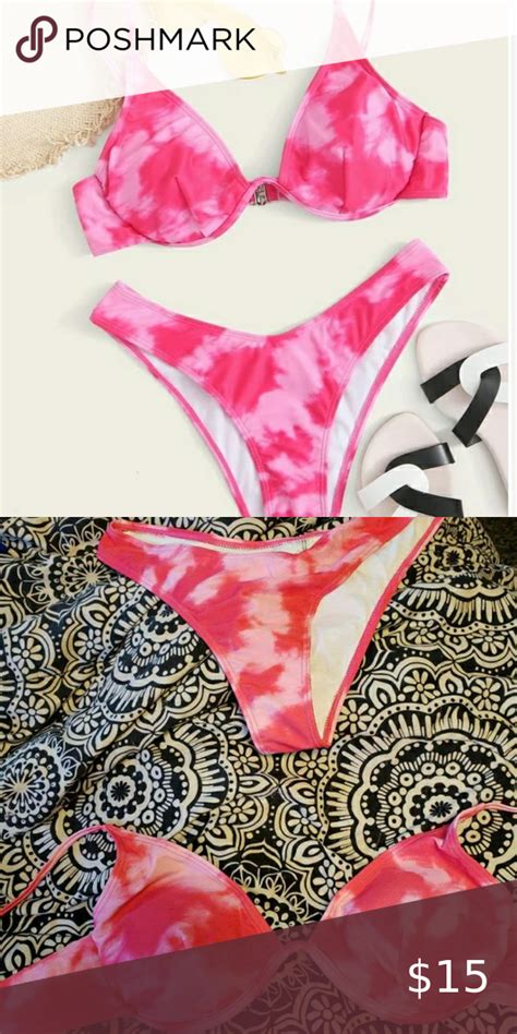 Pink Shein Bikini Set Bikinis Bikini Set Clothes Design