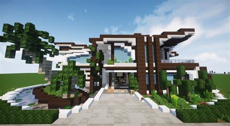 Minecraft Futuristic Mansion