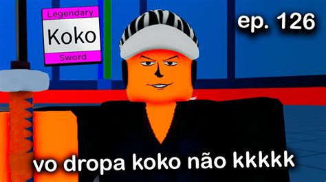 Derrotando O Law Até Dropar A Koko LendÁria No Noob A Pro F2p Do Blox