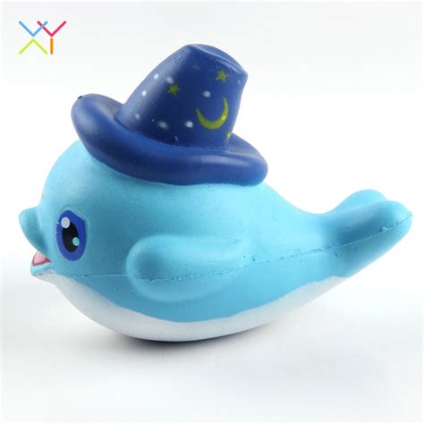 Soft Slow Rising Kawaii Squeeze Cute Dolphin Stretchy Squishy Toy