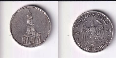 Deutsches Reich Drittes Reich Reichsmark G Garnisonkirche