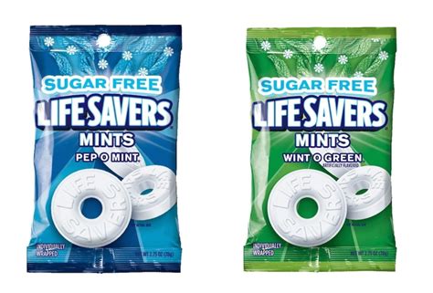 Amazon.com : Sugar Free Lifesavers Mints Variety Pack of 2-2 Bags of Sugar Free Lifesaver Mints ...