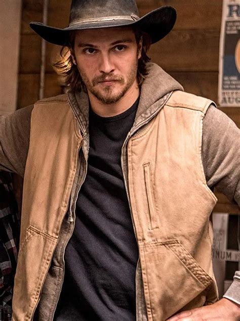 Luke Grimes Yellowstone Kayce Dutton Vest Jackets And Coats Luke