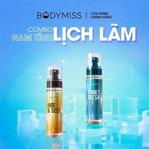combo  hoc combo  body mist xit thom toan  nam funky fresh