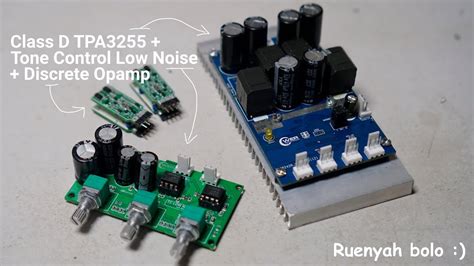 Amplifier TPA3255 4 Channel Test Sound YouTube