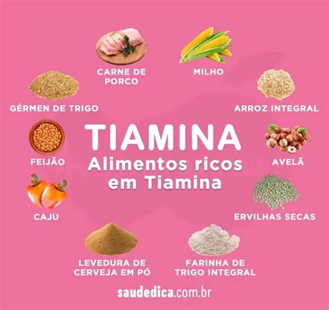 Principais Alimentos Ricos Em Tiamina Vitamina B