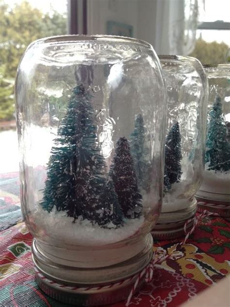 Winter wonderland snow globes | Snow globes, Natural christmas decor ...