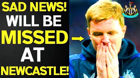 🚨urgent Eddie Howe States Sad News For The Fans Newcastle United