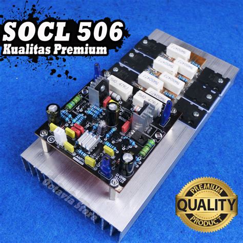 Kit Power Amplifier Socl 506 Qualitas Super Plus Final 2 Set Final 3