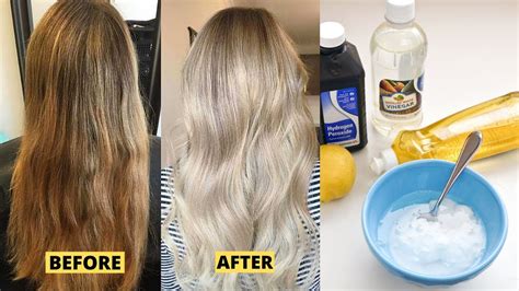 Hydrogen Peroxide And Baking Soda For Hair Lightening Without Bleach