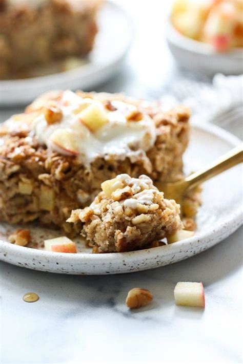 Baked Apple Cinnamon Oatmeal The Real Food Dietitians