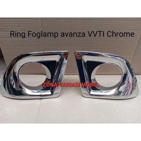 Jual Cover Foglamp Ring Fog Lamp Avanza Xenia New Vvti CHROME 2007 2008