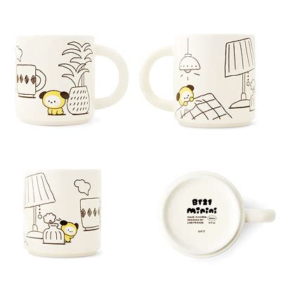 Buy Line Friends Bt Chimmy Minini Classic Stacking Ceramic Mug At Artbox