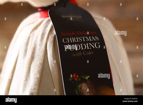 waitrose christmas pudding Stock Photo - Alamy