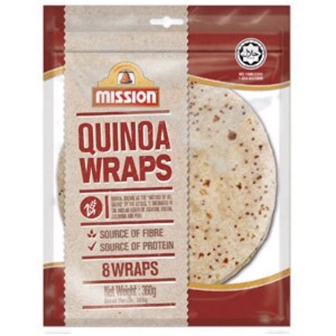 Mission Wraps Quinoa Wraps G Shopee Malaysia