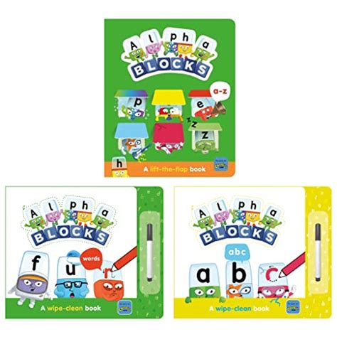 Buy Alphablocks Series 3 Books Collection Set (Alphablocks A-Z Phonics ...