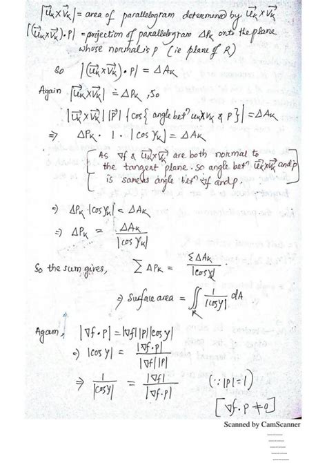 Solution Surface Integral With Solved Example Studypool