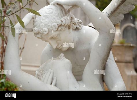 Psyche Revived By Cupid S Kiss Copy Of The Antonio Canova S Statue