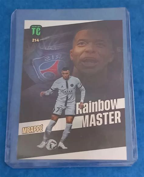 CARD PANINI TOP Class 2023 Kylian Mbappe Rainbow Master Paris Sg