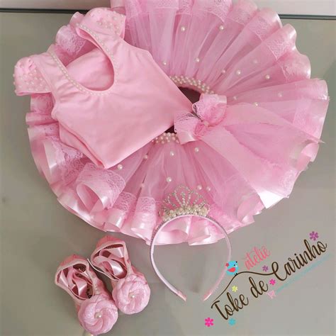 Look Bailarina Princesa Luxo Tamanho Ou Anos Elo