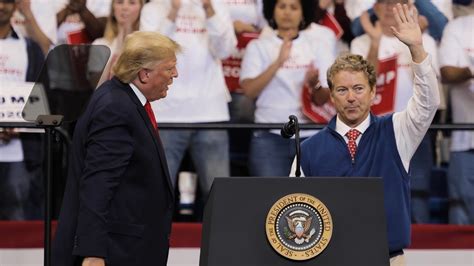 Rand Paul Calls Out Whistleblower At Donald Trump Rally For Matt Bevin