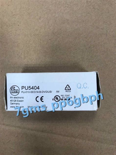 Pcs New In Box Ifm Pressure Sensor Pu Ebay