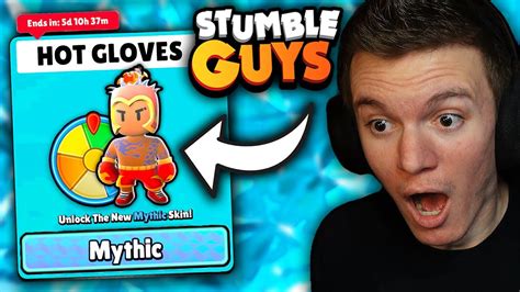 BUYING NEW MYTHIC SKIN IN STUMBLE GUYS HOT GLOVES MCLOVE YouTube