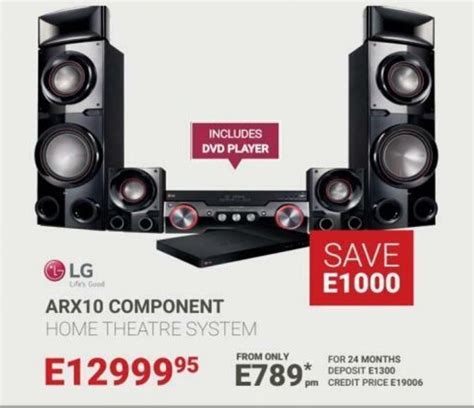 Lg Arx Componente Home Theatre System Offer At Bradlows