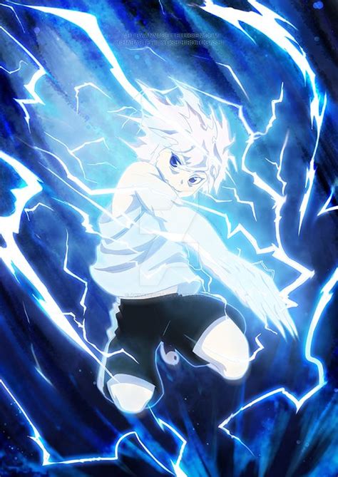 Killua Lightning Strike By Annabelle L On Deviantart