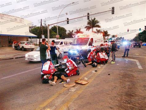 Encontronazo De Motociclistas En El Bulevar Tepic Xalisco Meridiano Mx