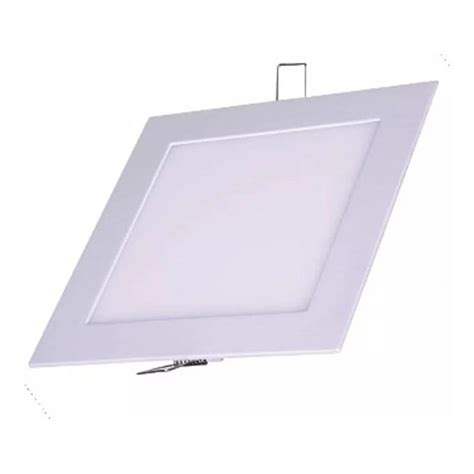 Painel Slim Quadrado Embutir Led 18w Bivolt 6000k Luz Branca Colombo