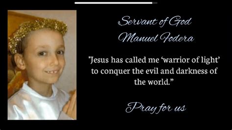 Nine Year Old Servant Of God Manuel Fodera Youtube