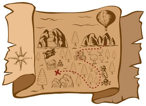 Treasure Map Clip Art Free Treasure Map Clip Art Vector Images | Images ...