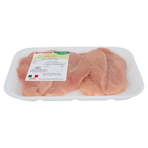 Petto Di Pollo A Fette 350 G Conad Online Conad