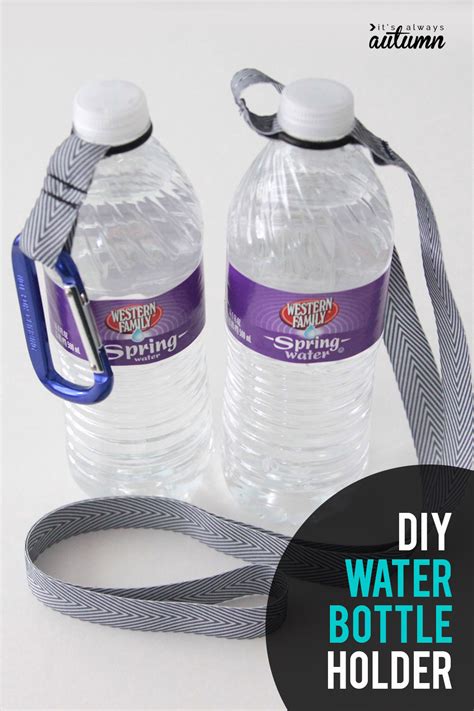 easy DIY O-ring water bottle holder - It's Always Autumn