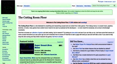 Welcome to Tcrf.net - The Cutting Room Floor
